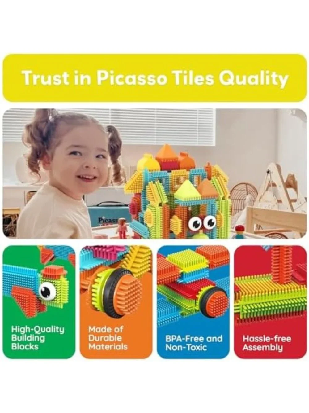 120pcs Interlocking Hedgehog Building Blocks Set | STEAM Learning Toy for Kids